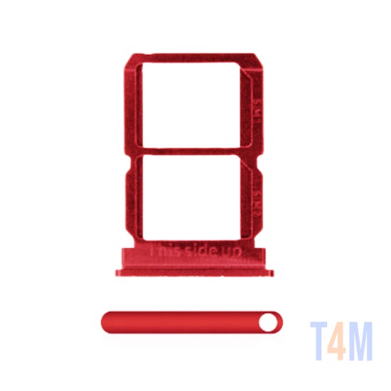 SIM HOLDER ONEPLUS 5 RED